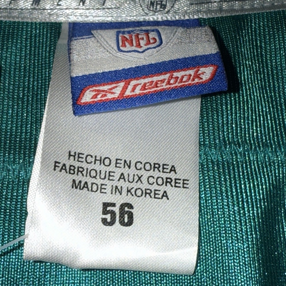 Zach Thomas Dolphins Authentic Vintage Reebok Home Jersey NFL LB #54 Size 56 NEW - Picture 5 of 15